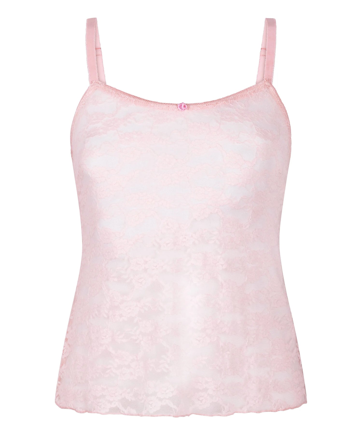 Hunkemoller Pink Women Allover Lace Cami SKU: 304627_Pink Image 05