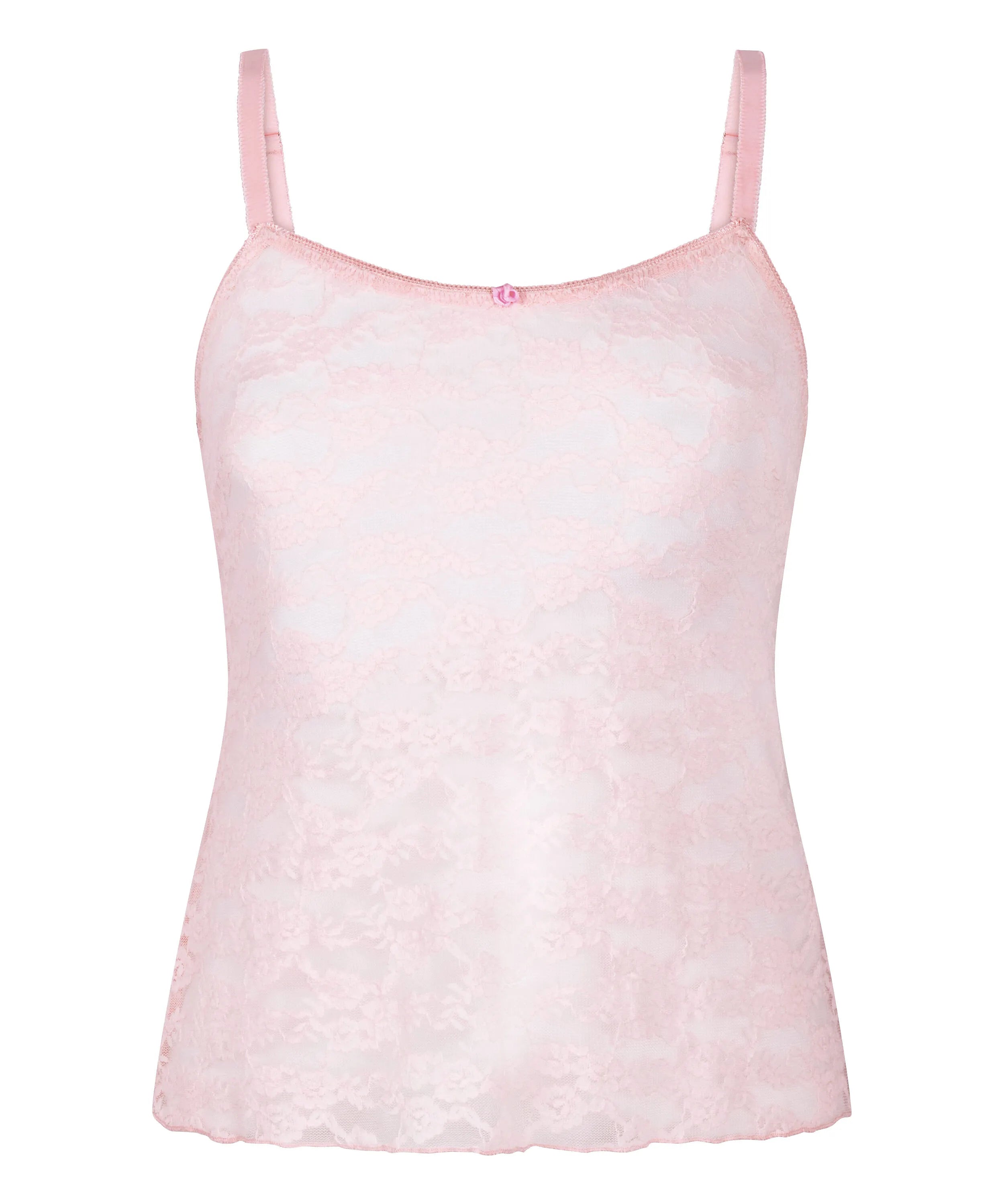 Hunkemoller Pink Women Allover Lace Cami SKU: 304627_Pink Image 05