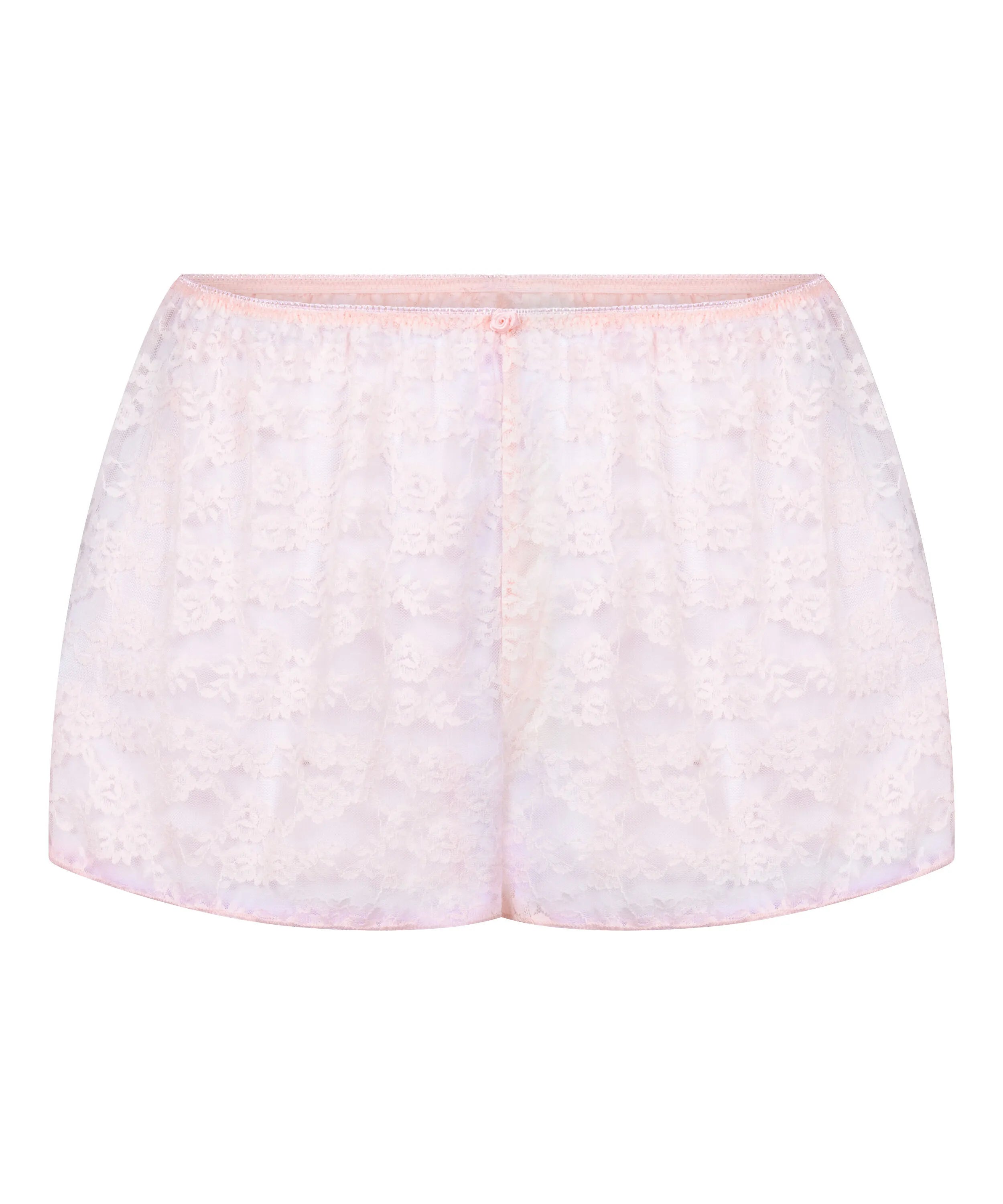 Hunkemoller Pink Women Allover Lace Short SKU: 304631_Pink Image 04