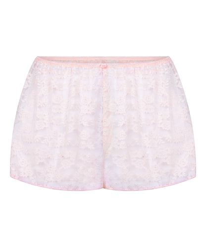 Hunkemoller Pink Women Allover Lace Short SKU: 304631_Pink Image 04