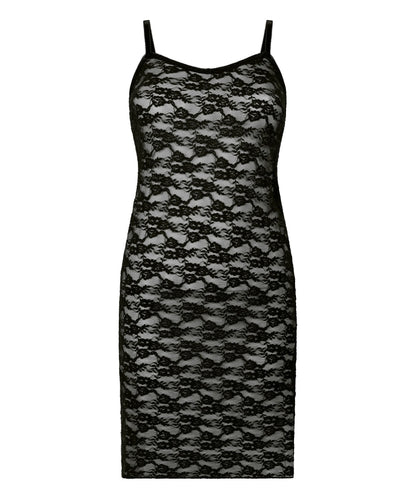 Hunkemoller Black Women Allover Lace Slipdress SKU: 304633_Black Image 04