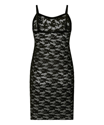Hunkemoller Black Women Allover Lace Slipdress SKU: 304633_Black Image 05