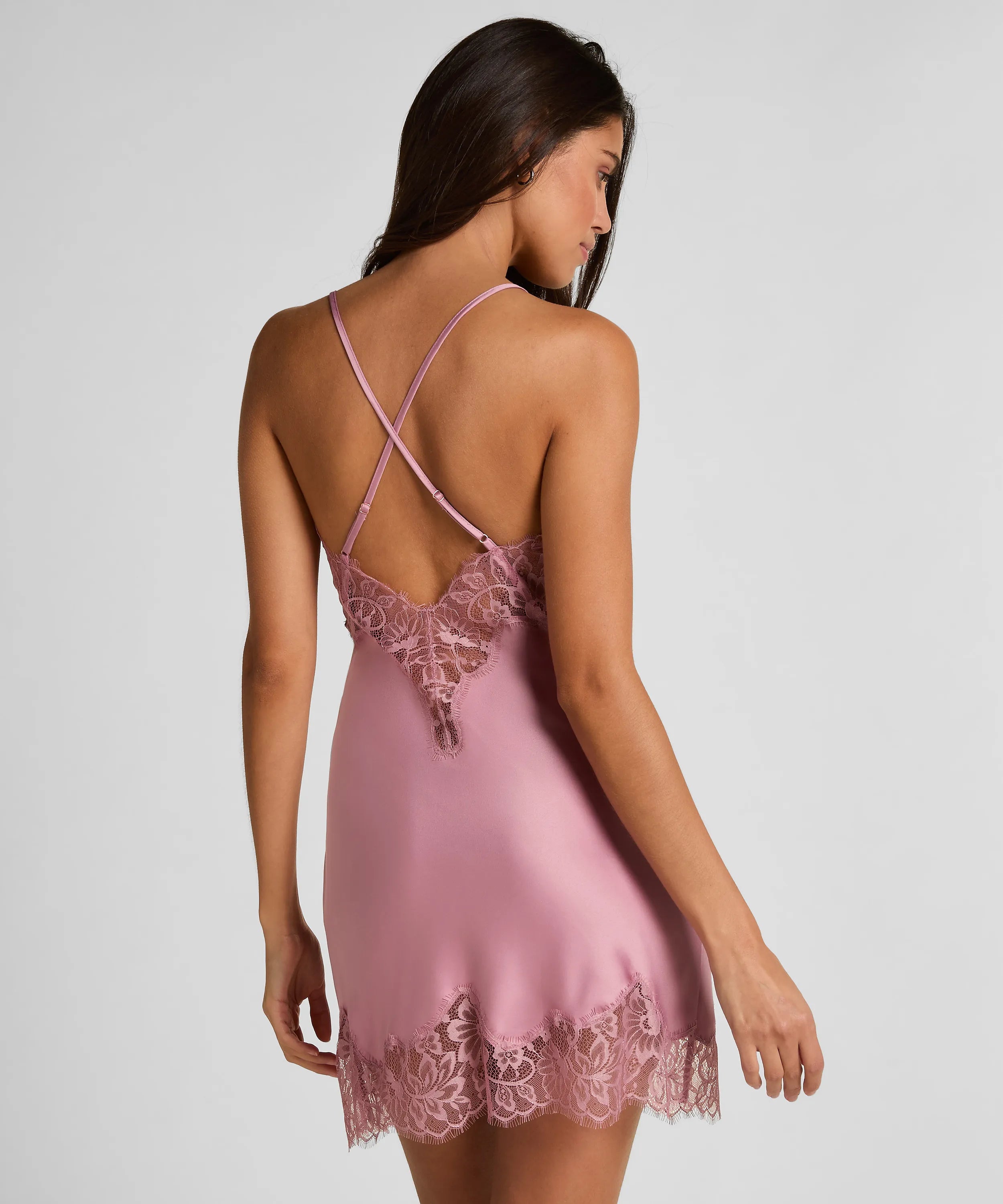 Hunkemoller Lilas Women Valerie Slipdress SKU: 304635_Lilas Image 03