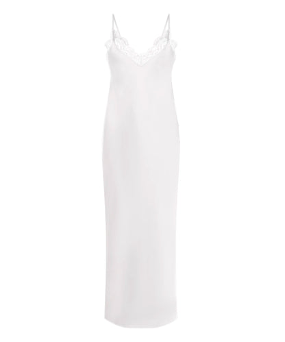 Hunkemoller Gardenia Women Slipdress Long Satin SKU: 304637_Gardenia Image 04