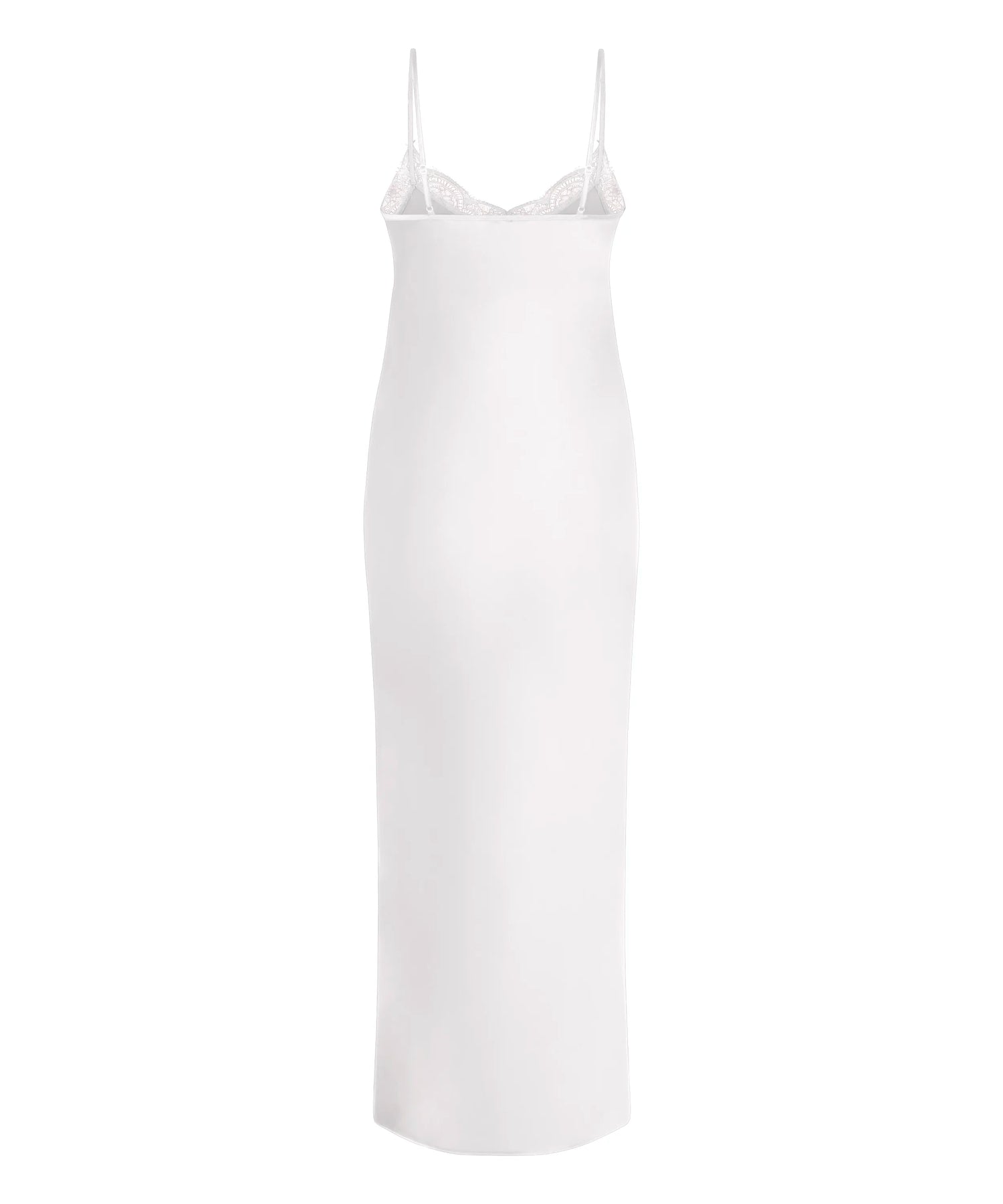 Hunkemoller Gardenia Women Slipdress Long Satin SKU: 304637_Gardenia Image 05