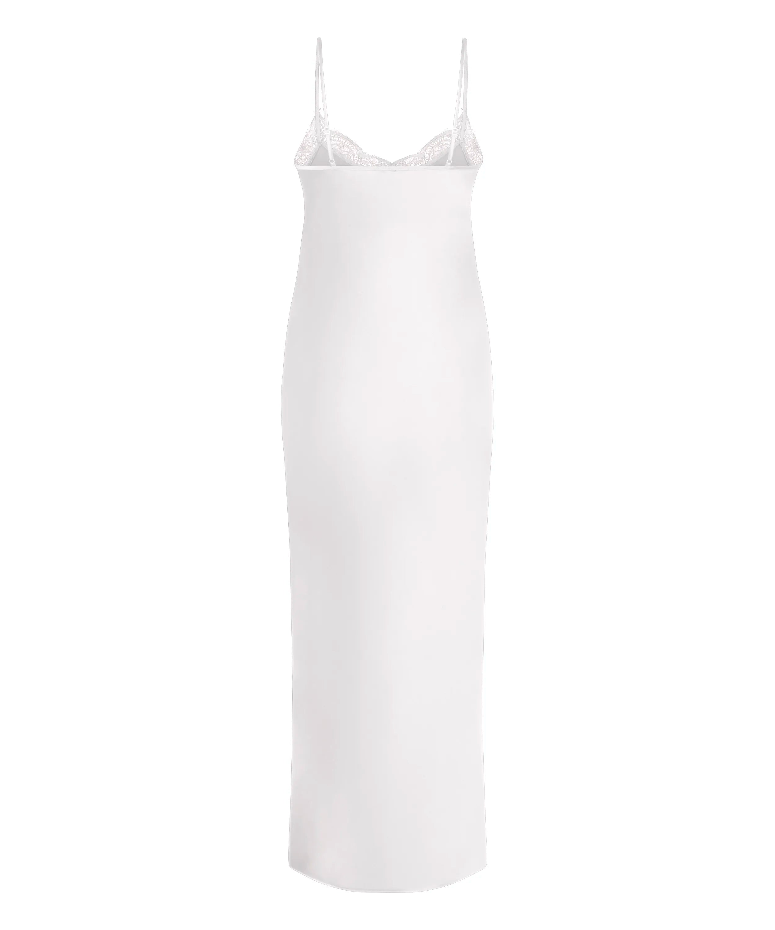 Hunkemoller Gardenia Women Slipdress Long Satin SKU: 304637_Gardenia Image 05