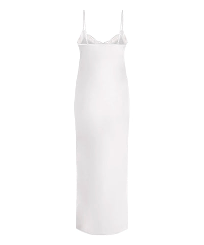 Hunkemoller Gardenia Women Slipdress Long Satin SKU: 304637_Gardenia Image 05