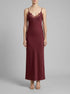 Hunkemoller Cabernet Women Slipdress Long Satin SKU: 304638_Cabernet Image 00