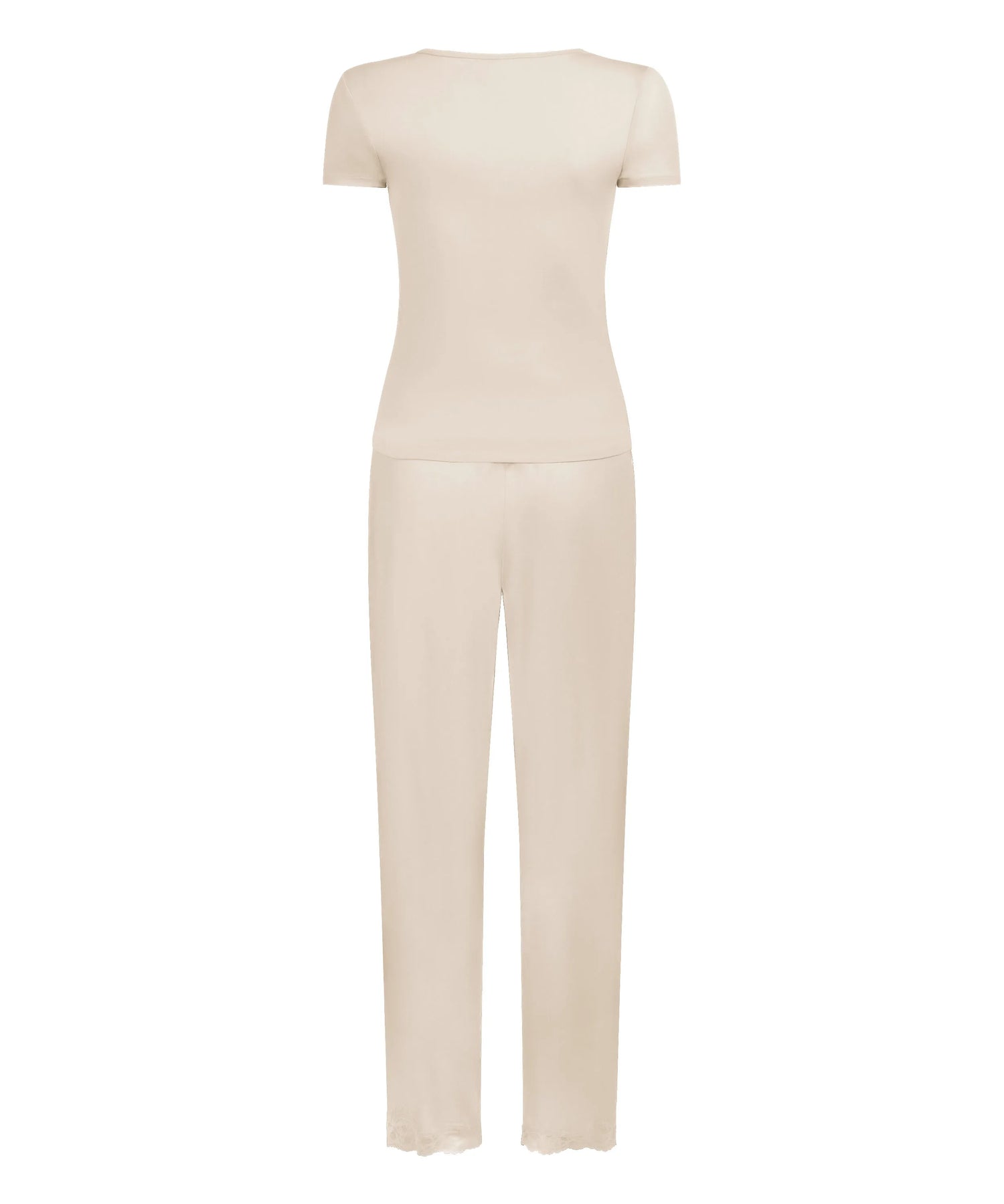 Hunkemoller White Women Nana Pyjama Set SKU: 304643_White Image 05