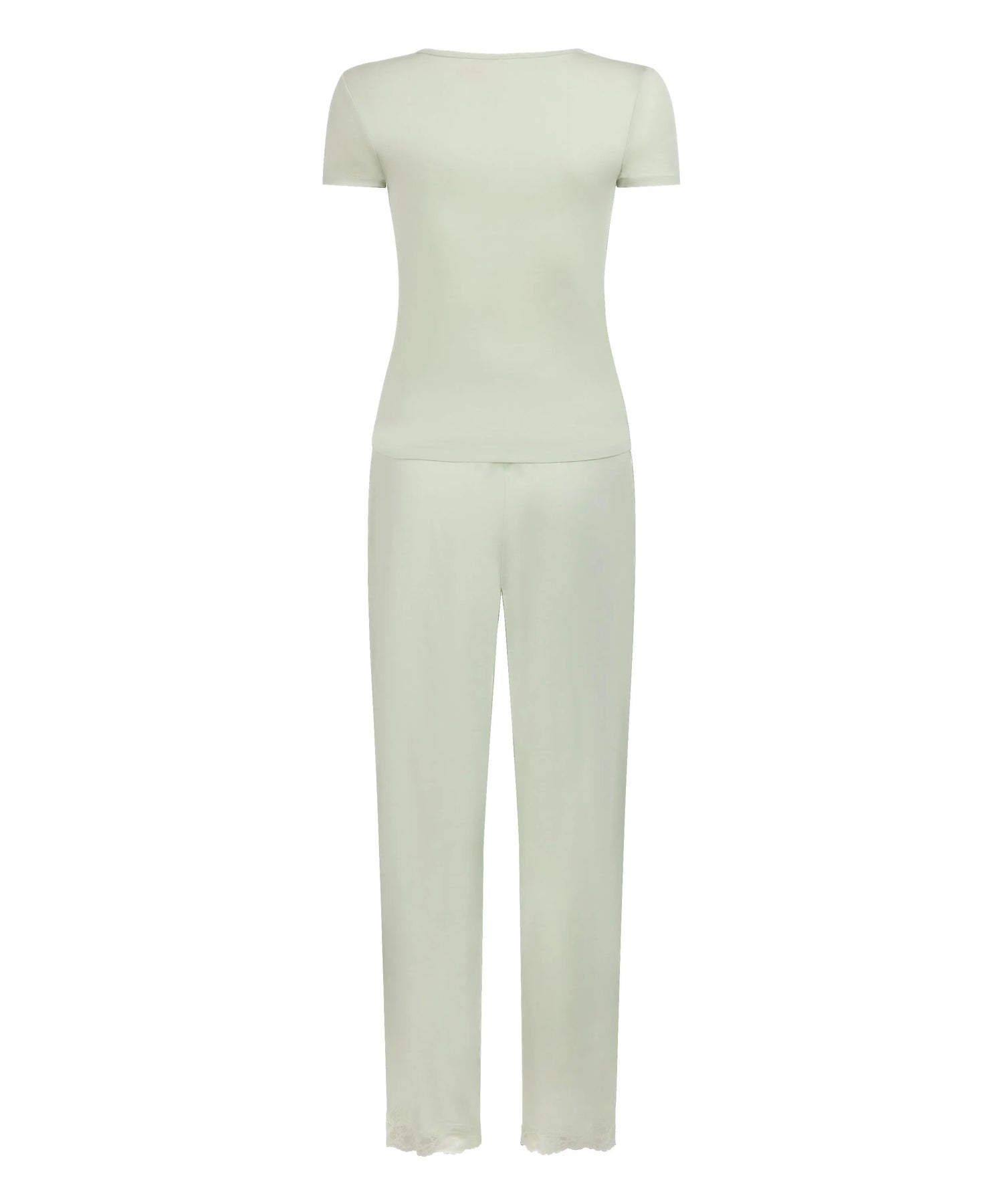 Hunkemoller Green Women Nana Pyjama Set SKU: 304645_Green Image 05