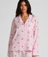 Hunkemoller Pink Women Cherry Woven Jacket SKU: 304648_Pink Image 01