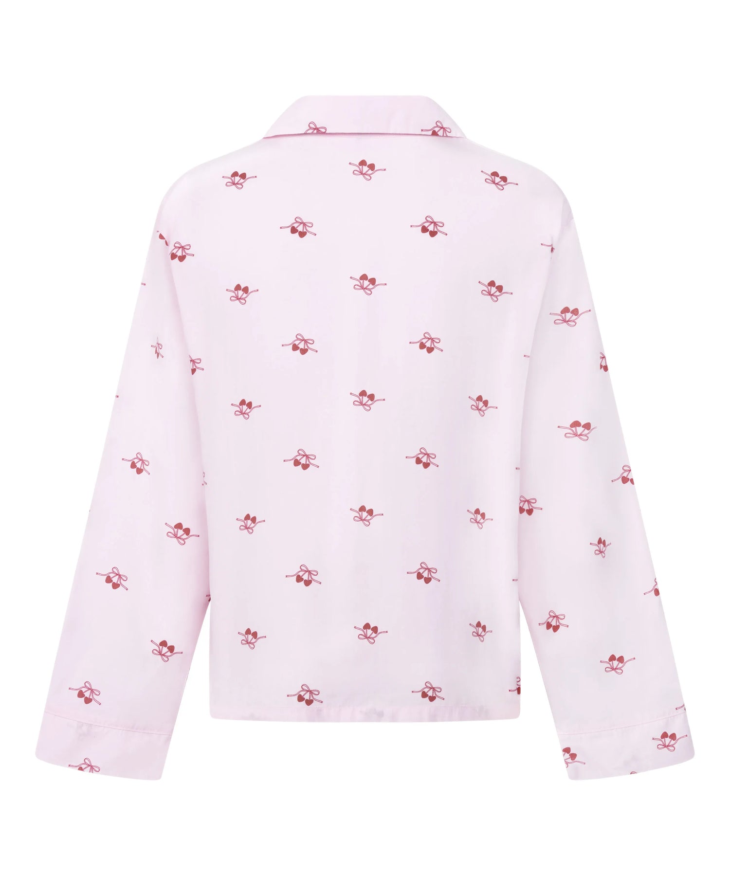 Hunkemoller Pink Women Cherry Woven Jacket SKU: 304648_Pink Image 06