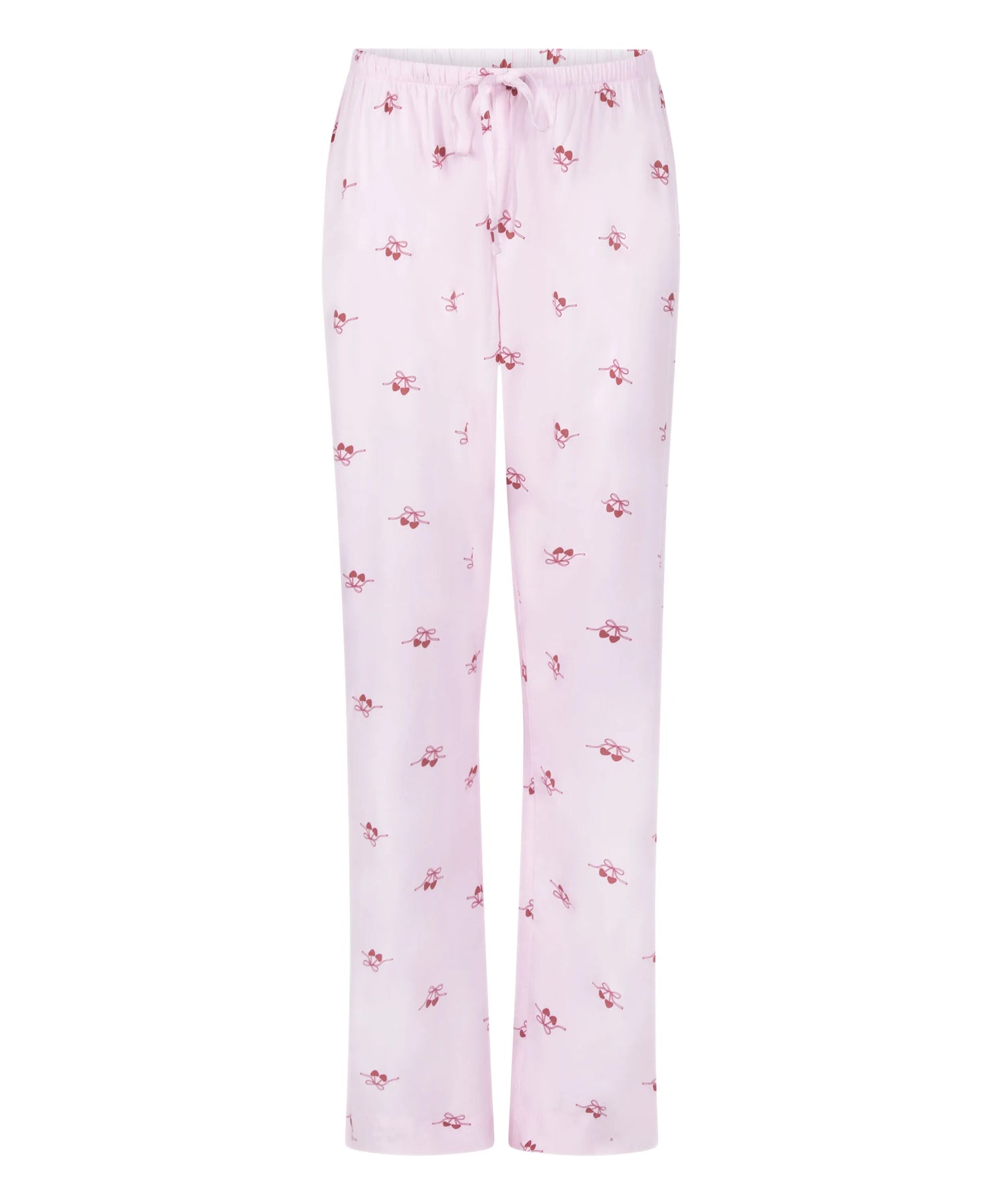 Hunkemoller Pink Women Cherry Woven Pant SKU: 304649_Pink Image 04