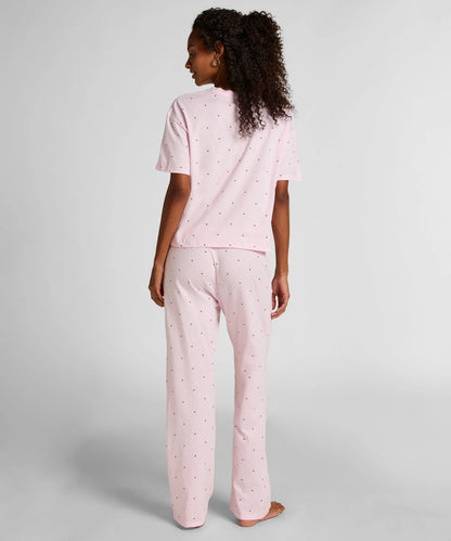 Hunkemoller Pink Women Pyjama Set Cotton Print SKU: 304651_Pink Image 03