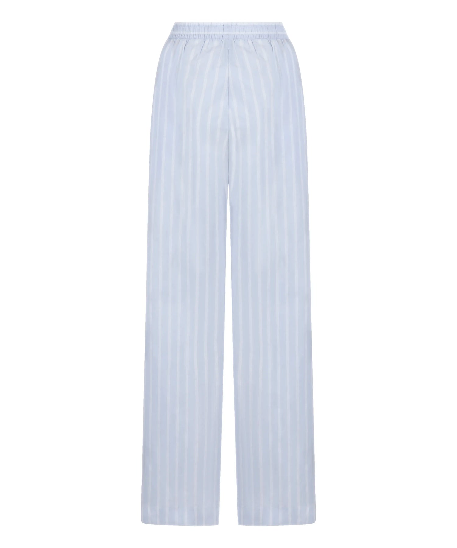 Hunkemoller Blue Women Stripe Cotton Woven Pant SKU: 304653_Blue Image 05