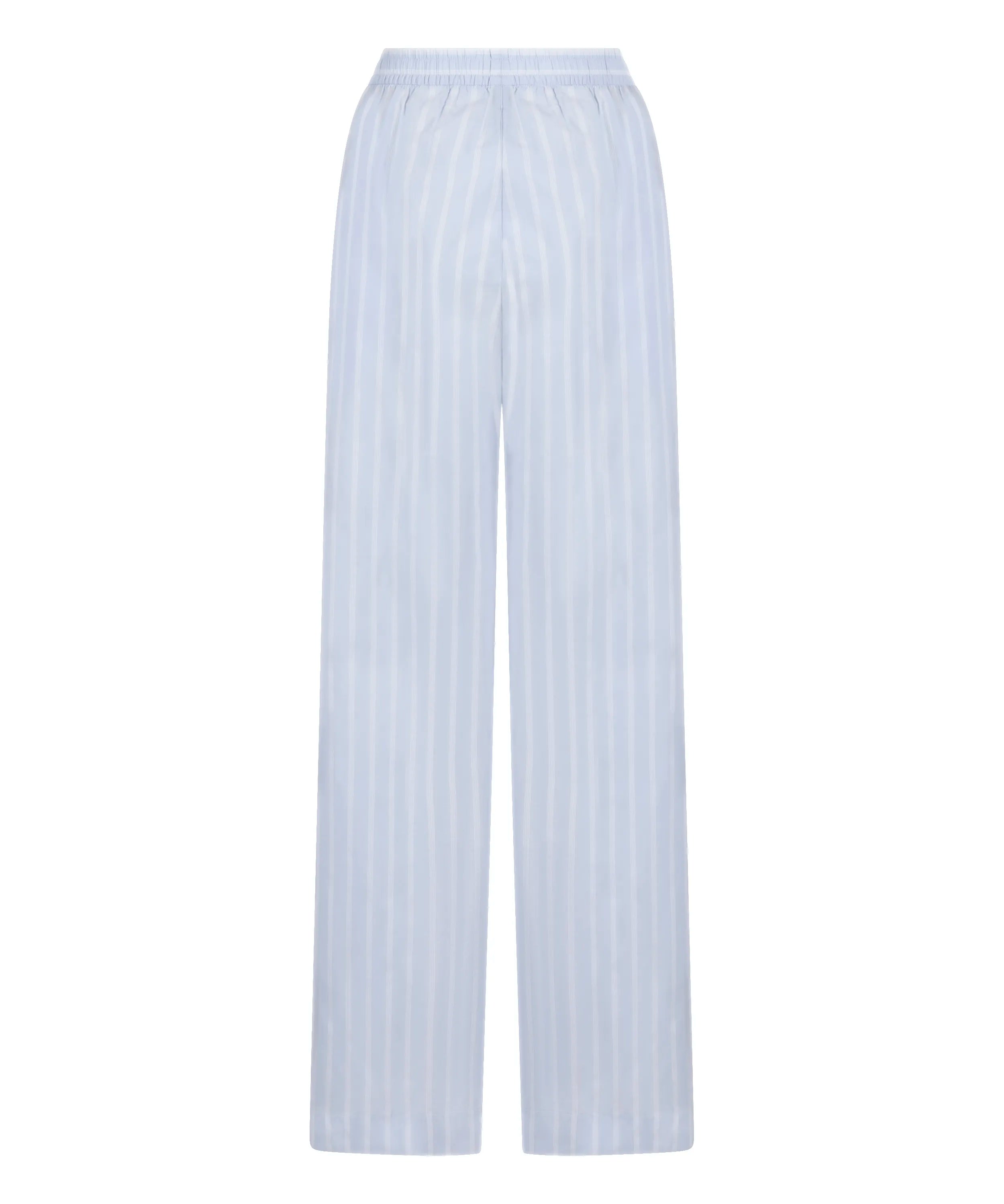 Hunkemoller Blue Women Stripe Cotton Woven Pant SKU: 304653_Blue Image 05