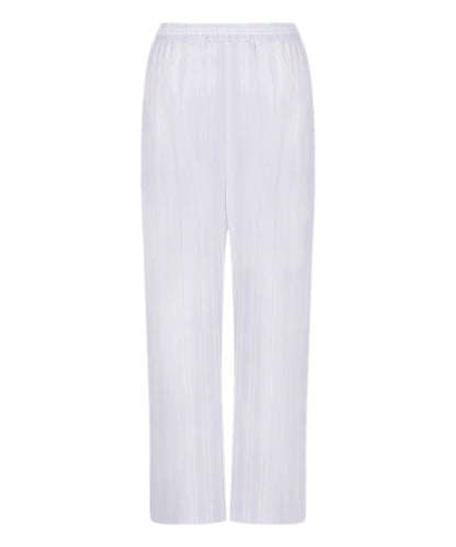 Hunkemoller Purple Women Stripe Cotton Woven Pant SKU: 304654_Purple Image 05