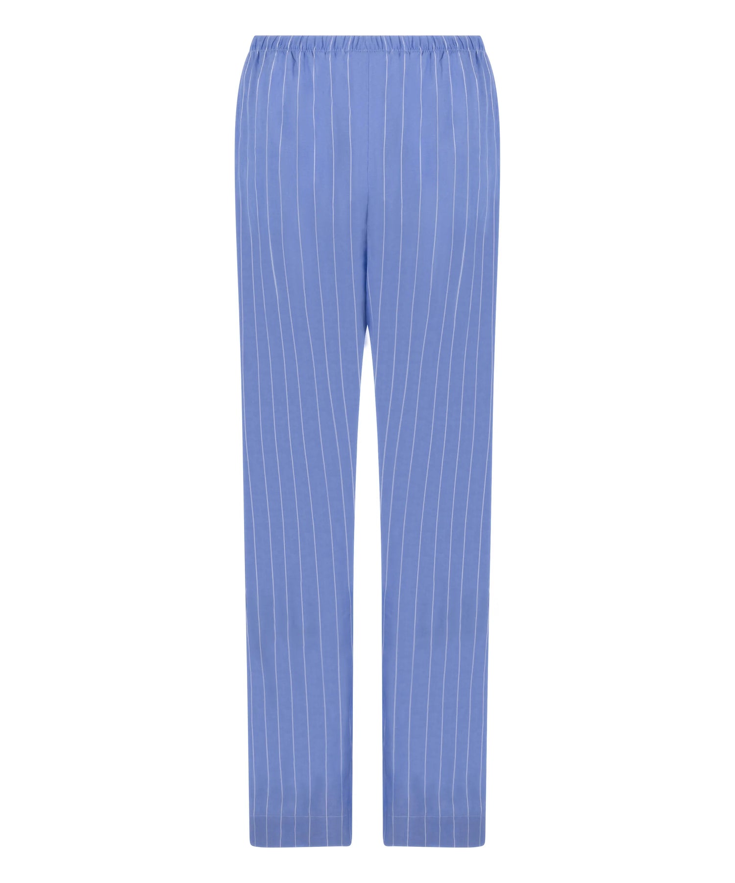 Hunkemoller Blue Women Stripe Cotton Woven Pant SKU: 304655_Blue Image 05