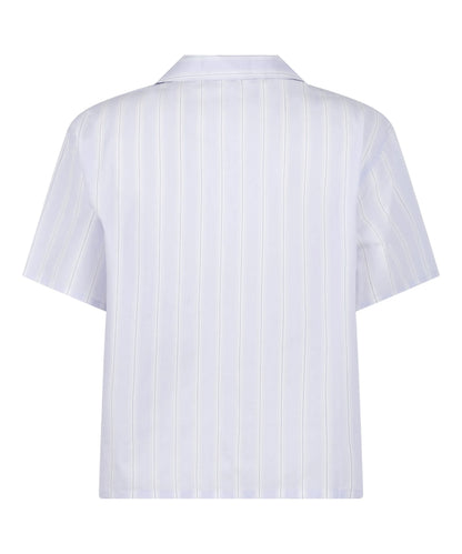 Hunkemoller Purple Women Striped Jacket Cotton SKU: 304656_Purple Image 06