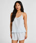 Hunkemoller Blue Women Striped Short Cotton SKU: 304659_Blue Image 01