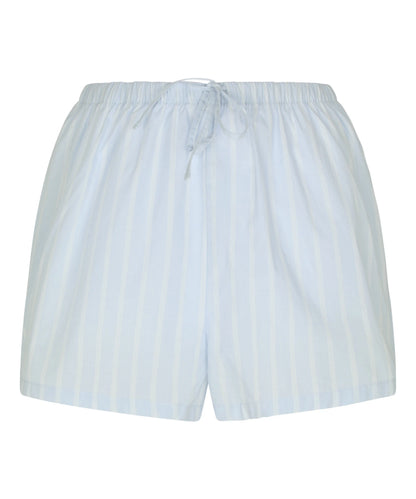 Hunkemoller Blue Women Striped Short Cotton SKU: 304659_Blue Image 04