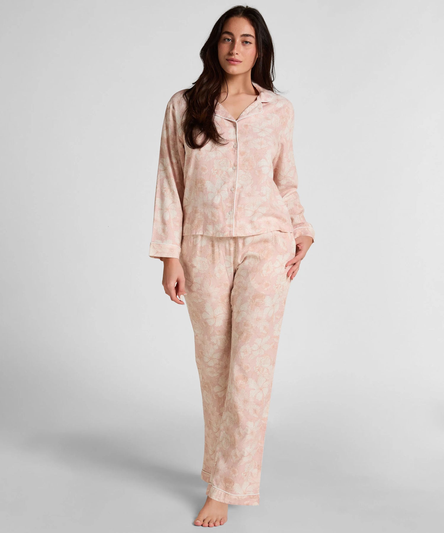 Hunkemoller Pink Women Flower Linen Jacket SKU: 304664_Pink Image 03