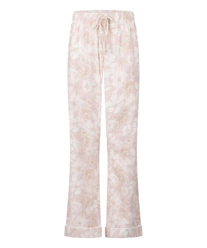Hunkemoller Pink Women Flower Linen Pant SKU: 304665_Pink Image 04
