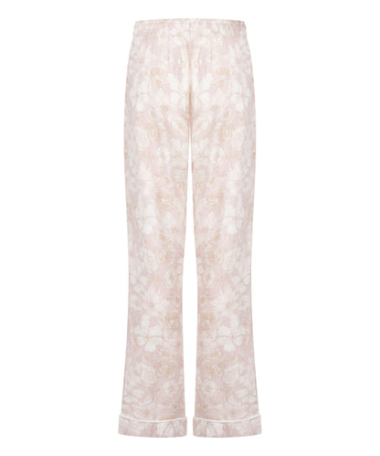 Hunkemoller Pink Women Flower Linen Pant SKU: 304665_Pink Image 05