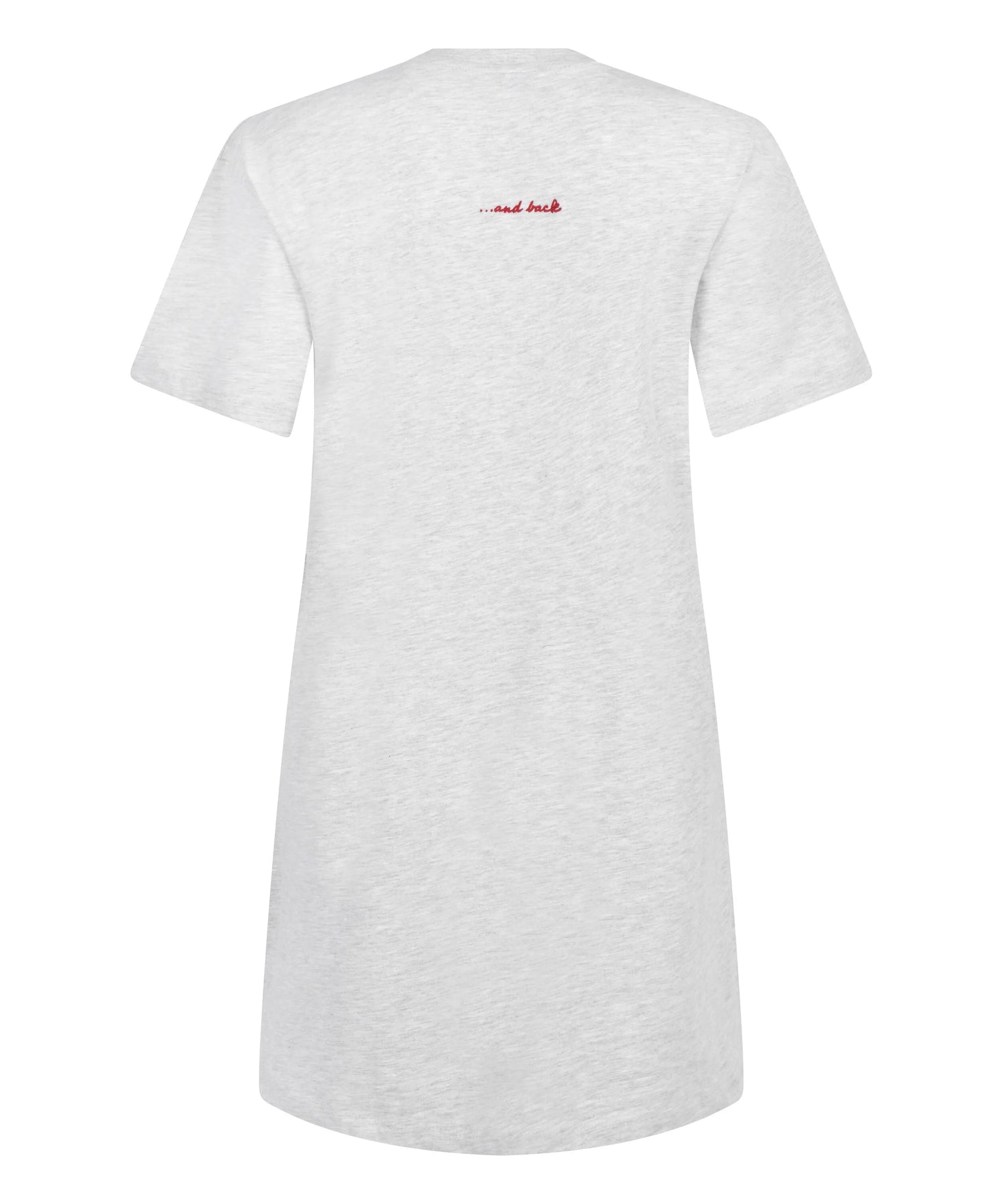 Hunkemoller Grey Women Round Neck Nightshirt SKU: 304666_Grey Image 05