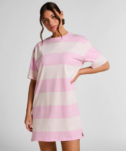 Hunkemoller Pink Women Round Neck Nightshirt SKU: 304667_Pink Image 01