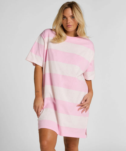 Hunkemoller Pink Women Round Neck Nightshirt SKU: 304667_Pink Image 04