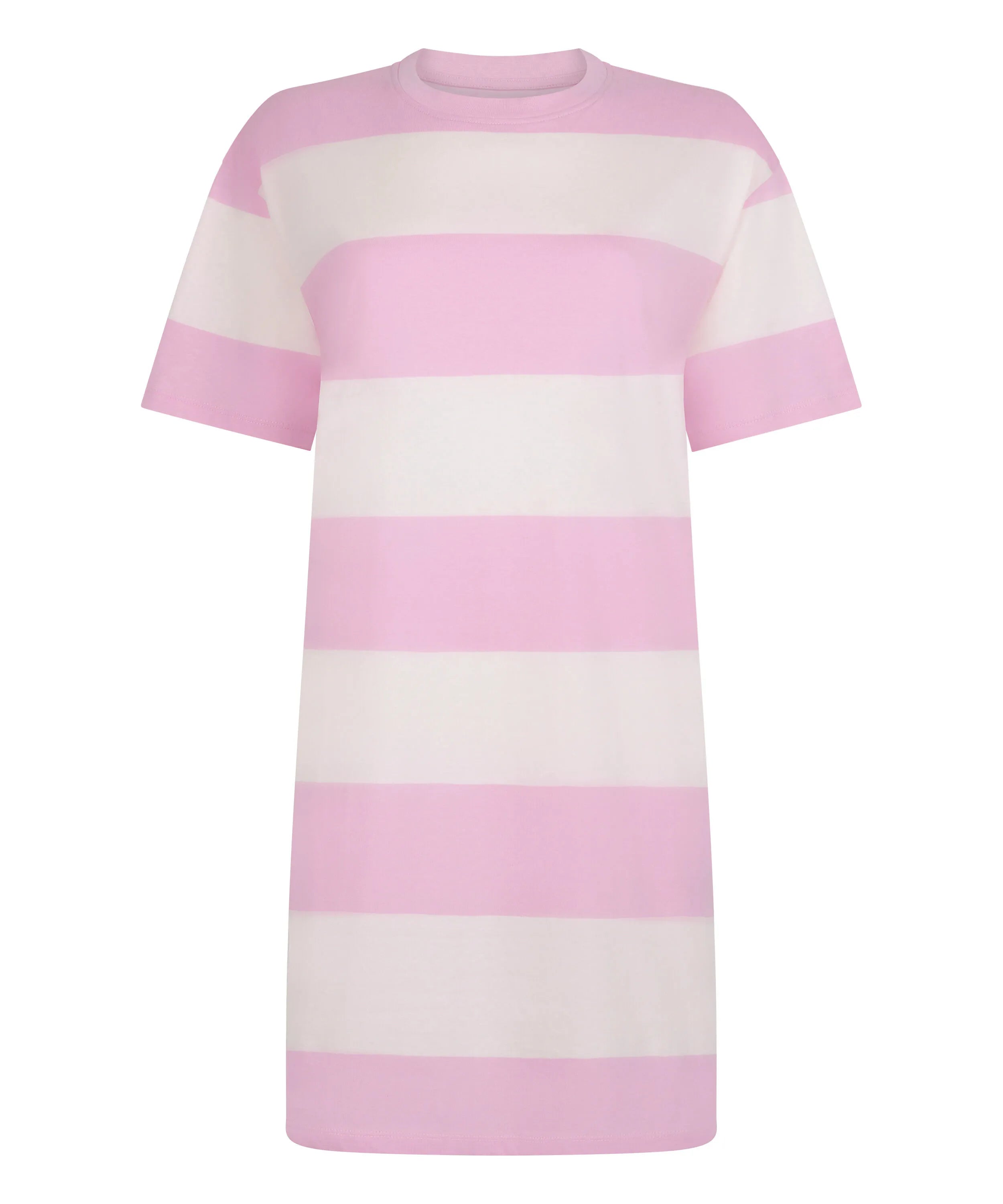 Hunkemoller Pink Women Round Neck Nightshirt SKU: 304667_Pink Image 06