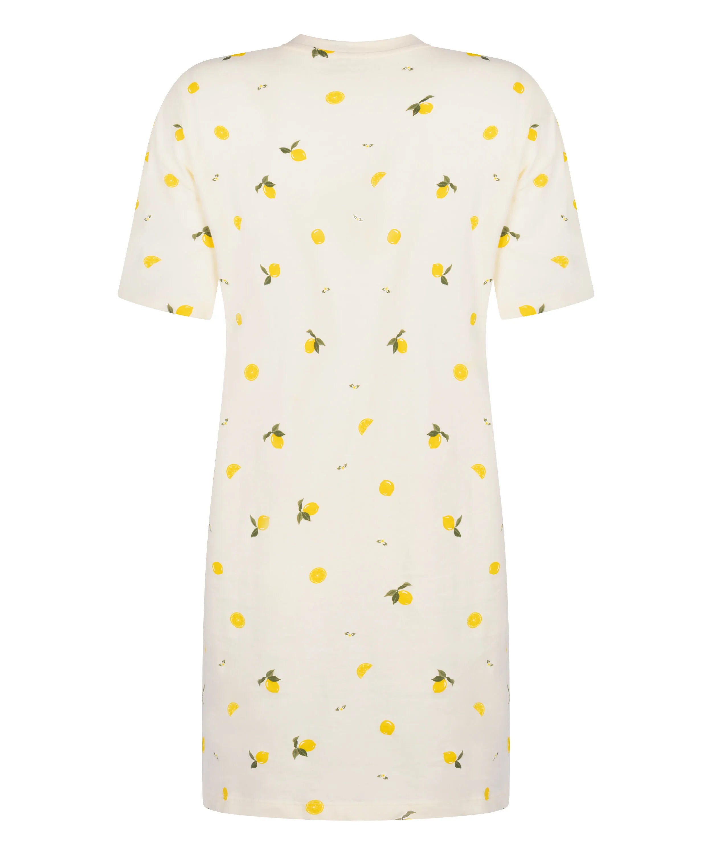 Hunkemoller White Women Round Neck Nightshirt SKU: 304668_White Image 05