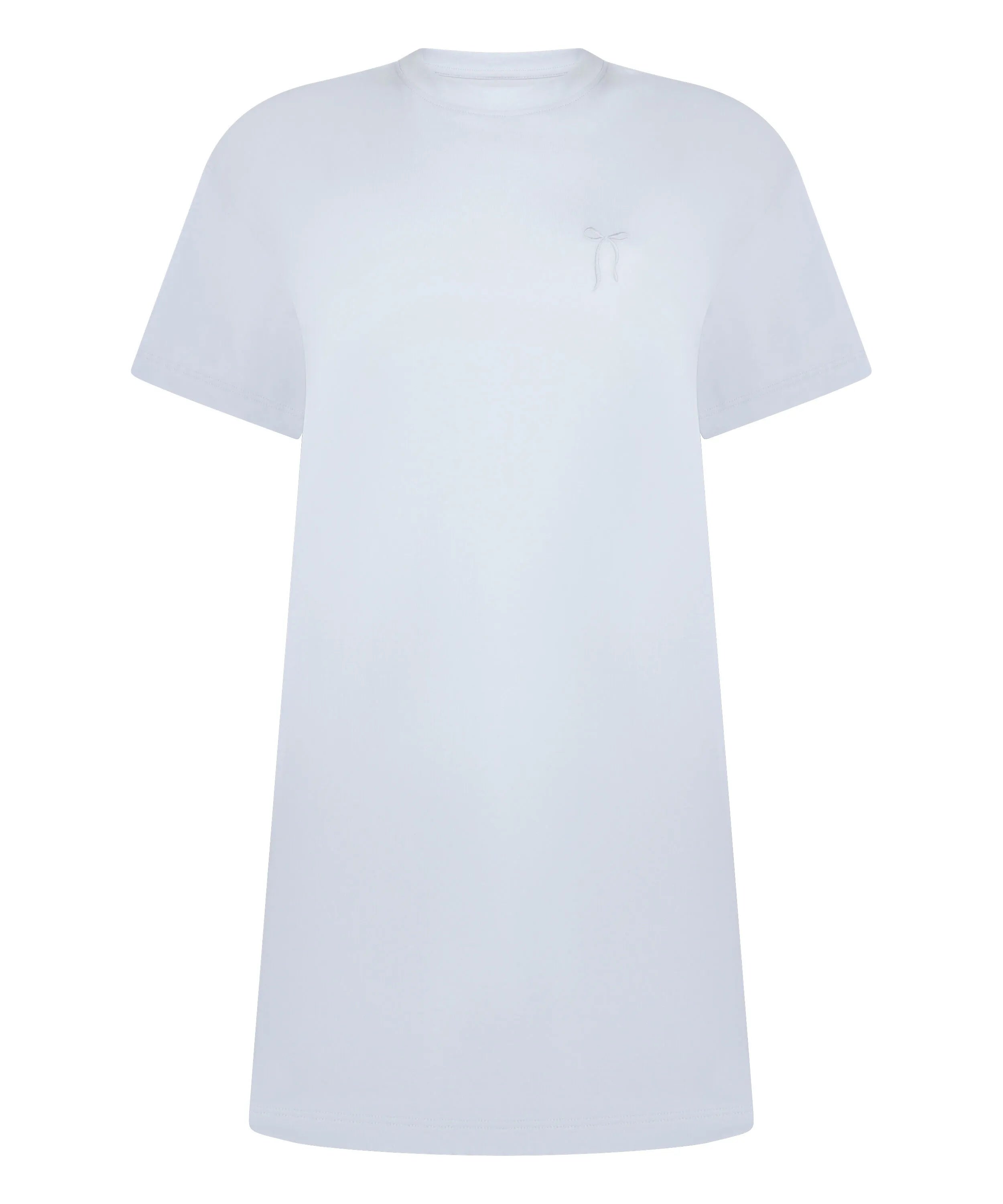 Hunkemoller Blue Women Round Neck Nightshirt SKU: 304669_Blue Image 04