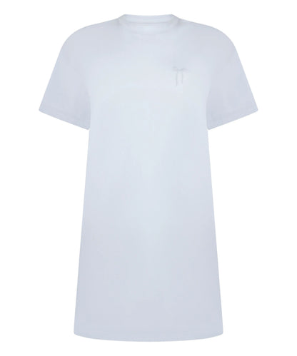 Hunkemoller Blue Women Round Neck Nightshirt SKU: 304669_Blue Image 04