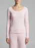 Hunkemoller Pink Women Pointelle Pyjama Top SKU: 304673_Pink Image 00