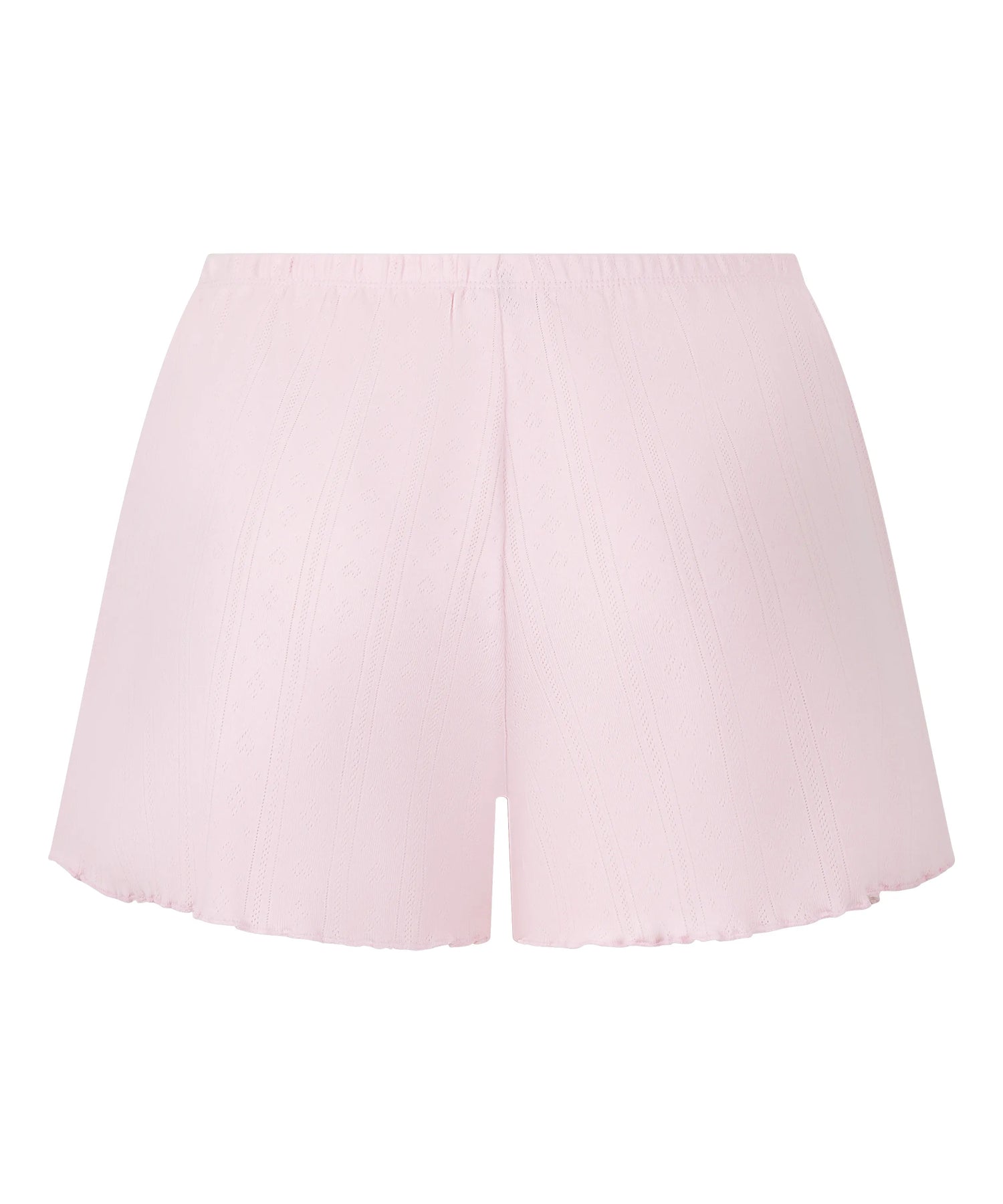 Hunkemoller Pink Women Pointelle Shorts SKU: 304675_Pink Image 05