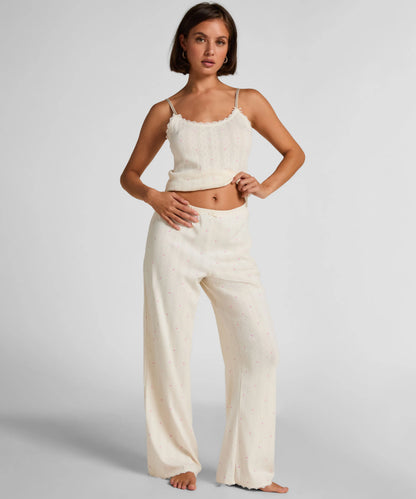 Hunkemoller White Women Pointelle Pant SKU: 304680_White Image 01