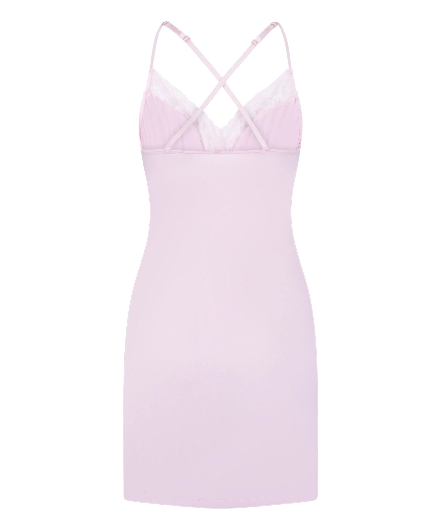 Hunkemoller Pink Women Jersey Slipdress SKU: 304685_Pink Image 05