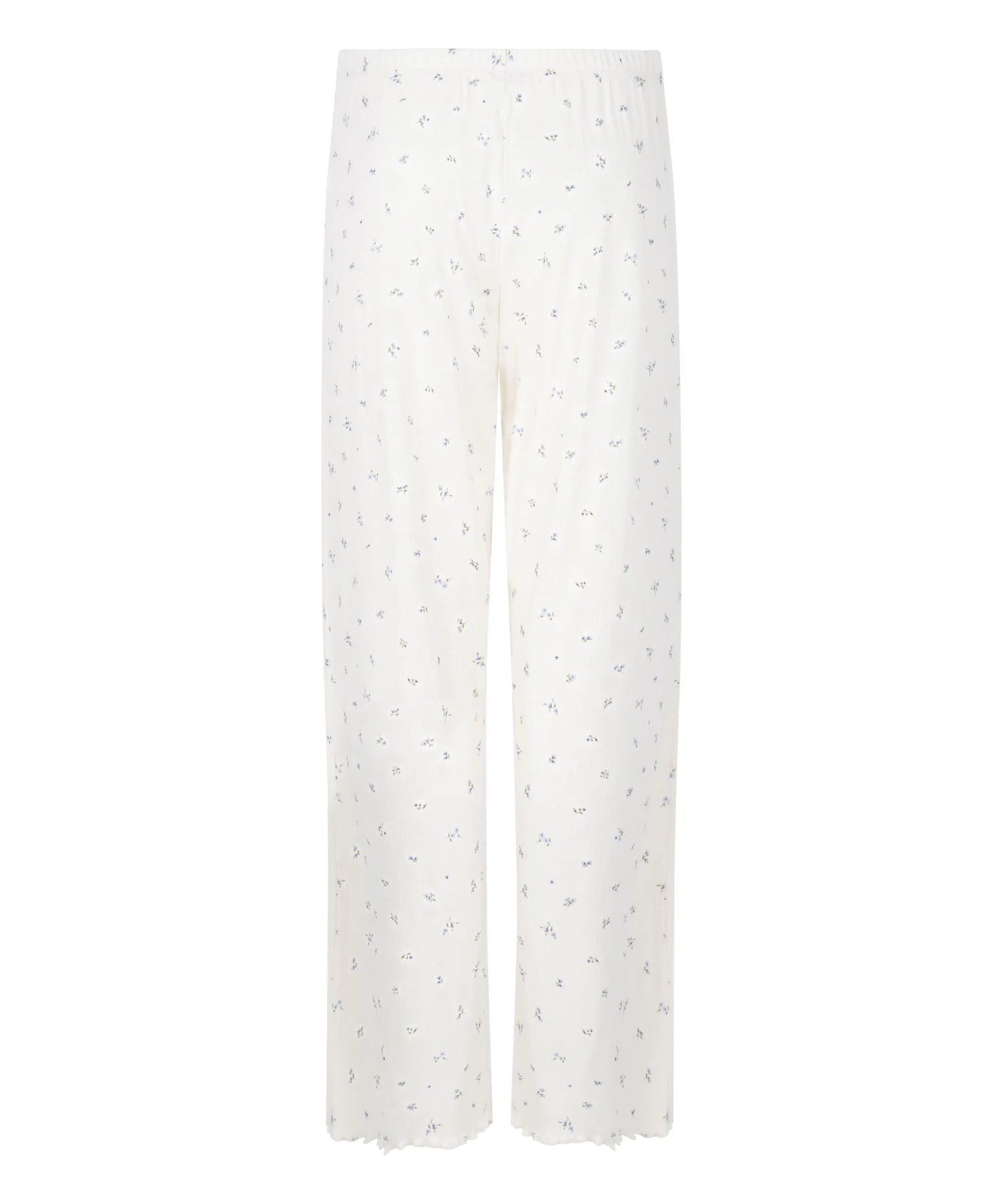 Hunkemoller White Women Daisy Pyjama Pant SKU: 304689_White Image 05