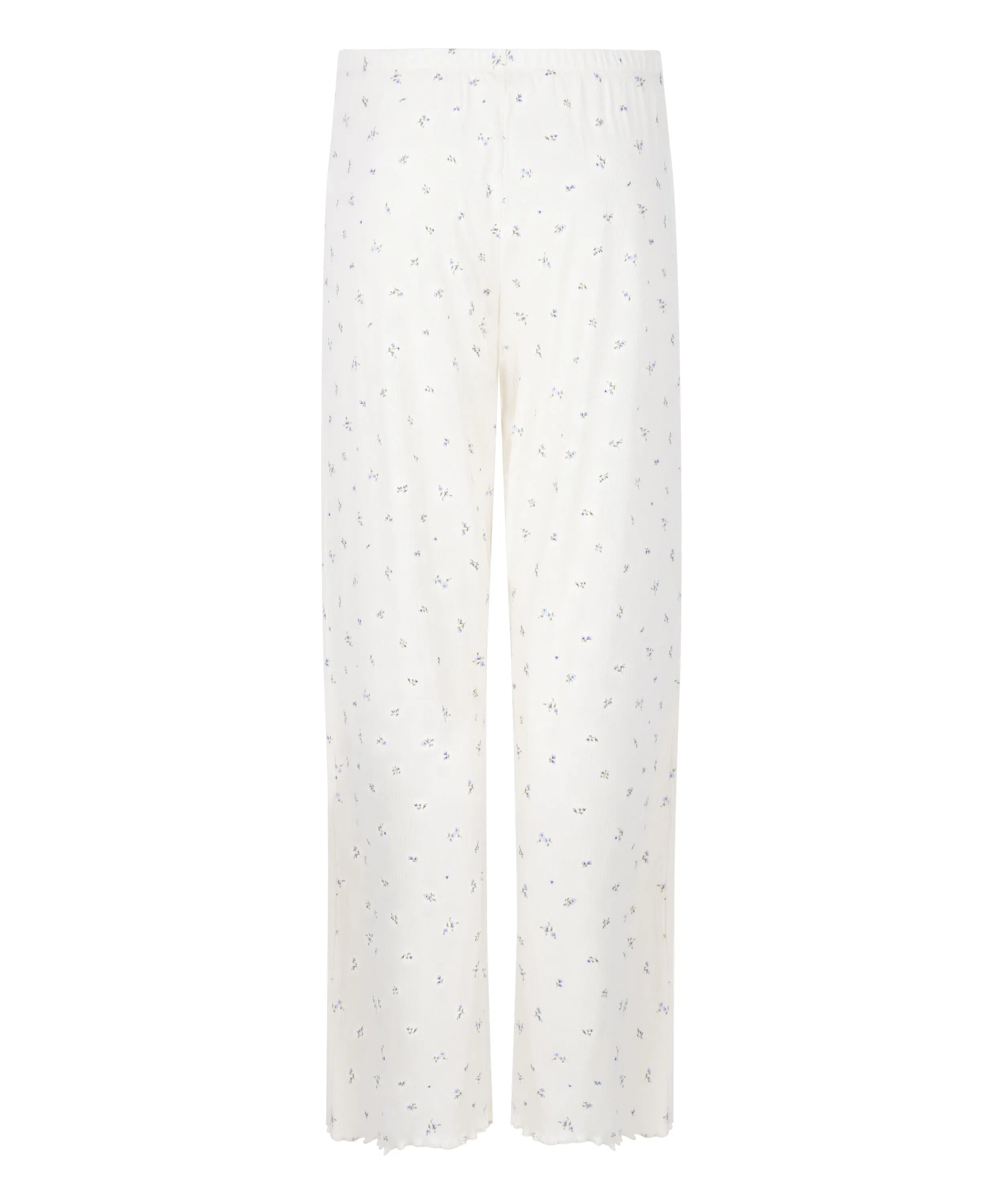 Hunkemoller White Women Daisy Pyjama Pant SKU: 304689_White Image 05