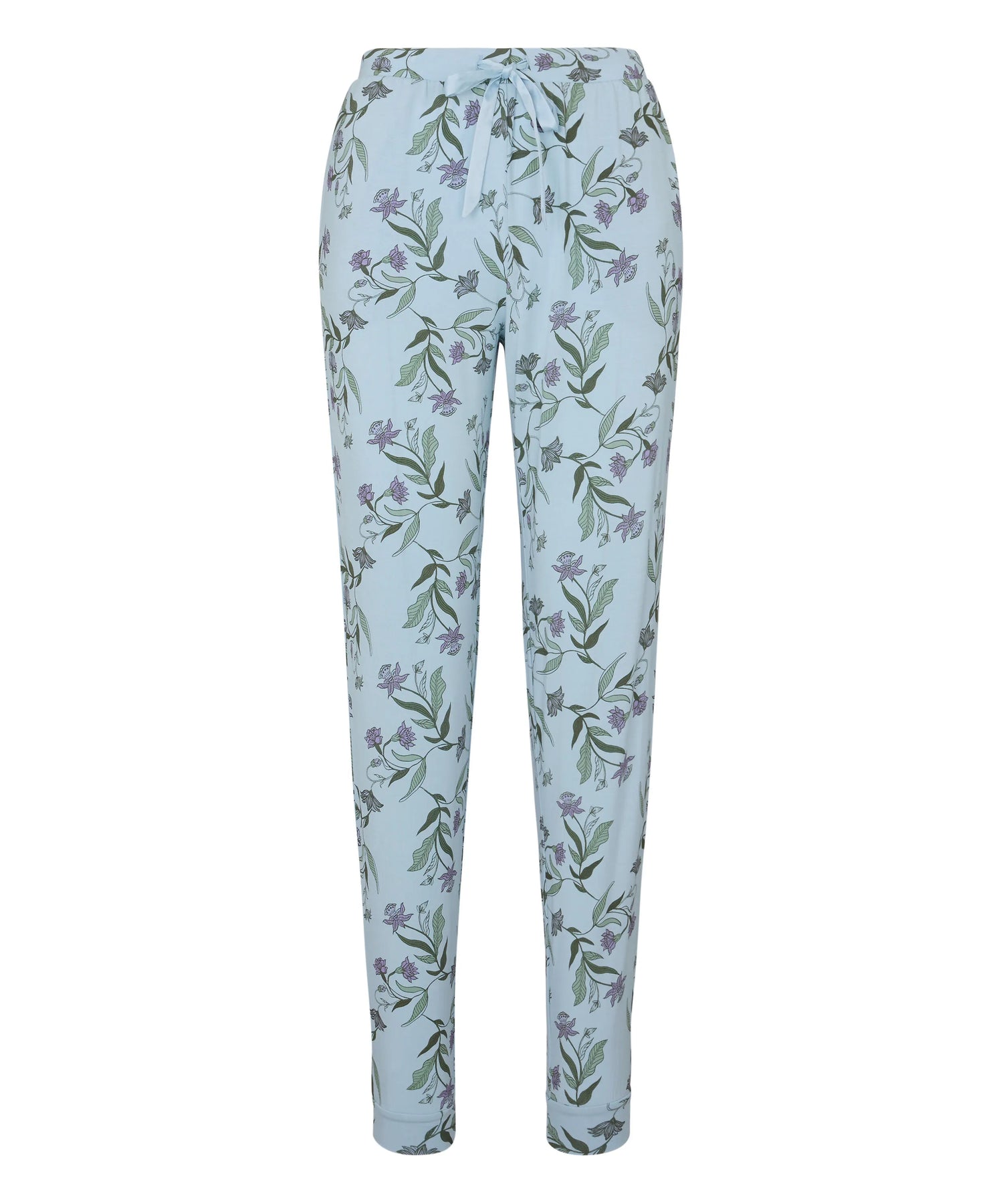 Hunkemoller Blue Women Jersey Pyjama Pants SKU: 304691_Blue Image 04