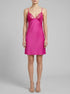 Hunkemoller Rose Violet Women Peonie Slipdress Satin SKU: 304713_Rose Violet Image 00