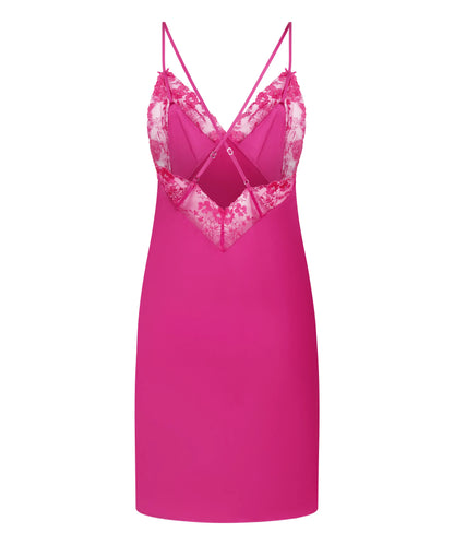 Hunkemoller Rose Violet Women Peonie Slipdress Satin SKU: 304713_Rose Violet Image 09