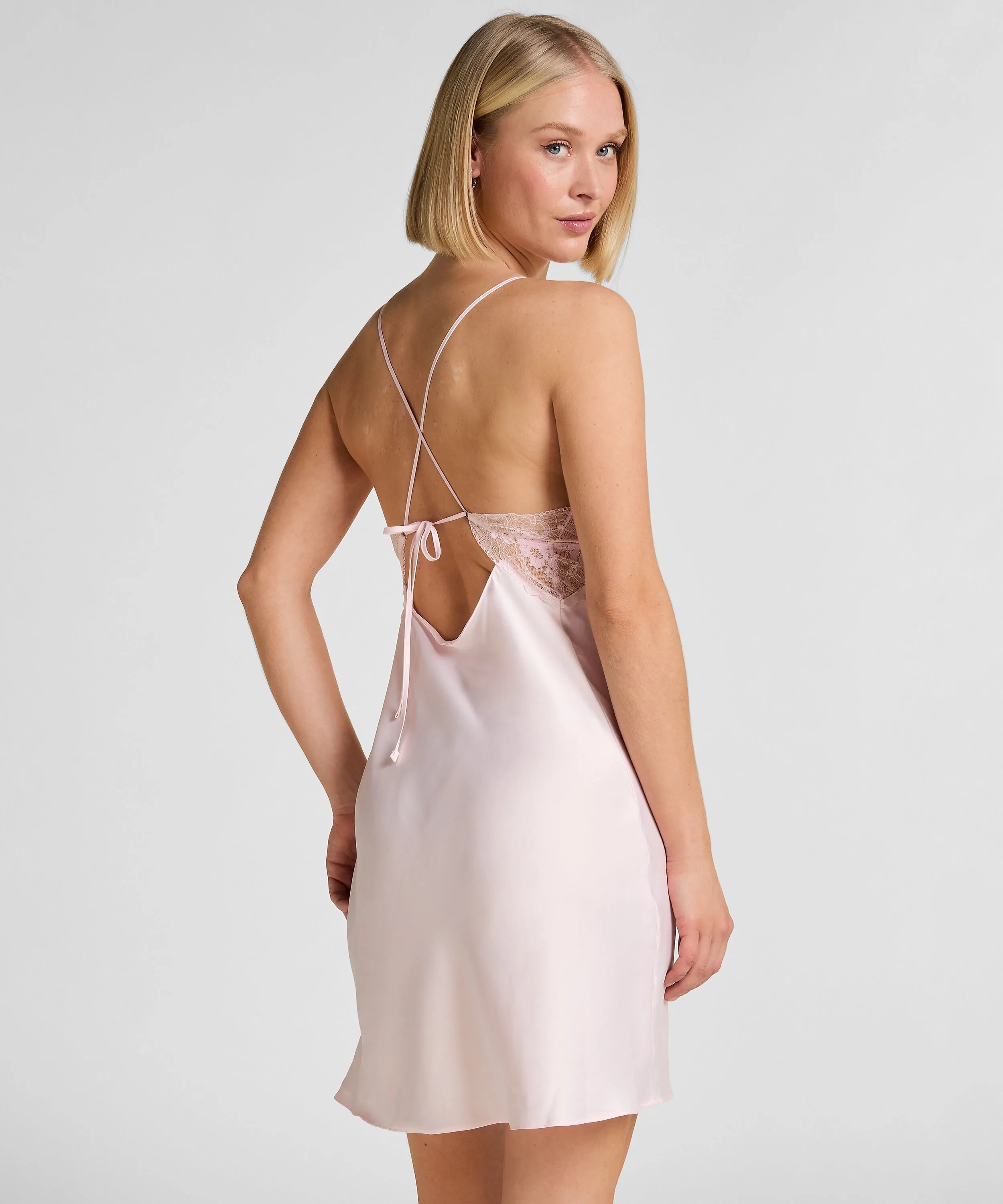 Hunkemoller Pink Women Miri Slipdress SKU: 304716_Pink Image 03