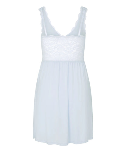 Hunkemoller Blue Women Nora Lace Slip Dress SKU: 304718_Blue Image 05