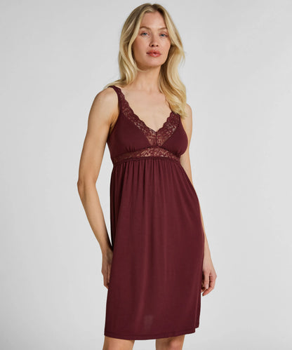 Hunkemoller Purple Women Jersey Slipdress SKU: 304721_Purple Image 01