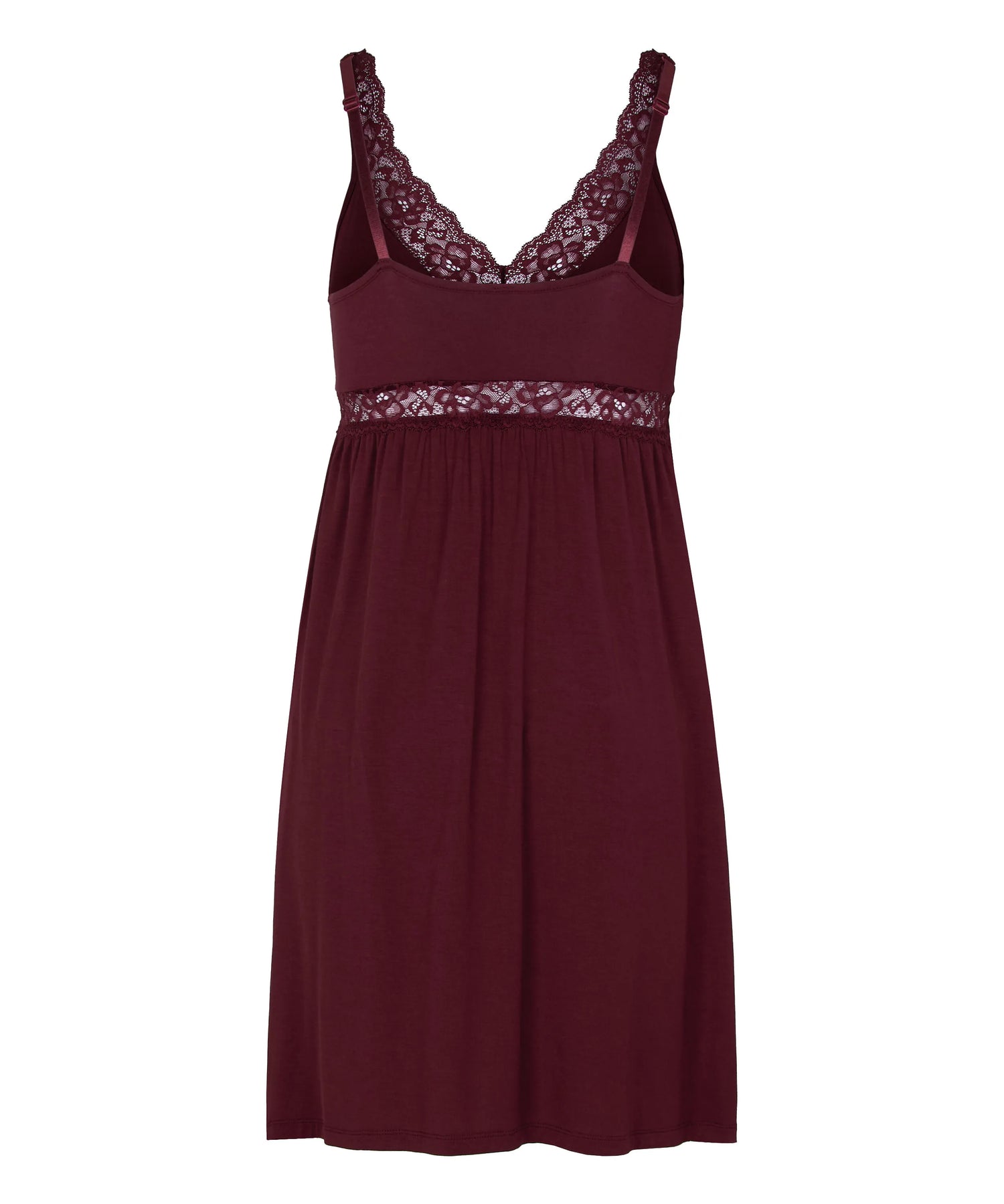 Hunkemoller Purple Women Jersey Slipdress SKU: 304721_Purple Image 05