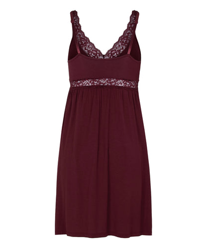 Hunkemoller Purple Women Jersey Slipdress SKU: 304721_Purple Image 05