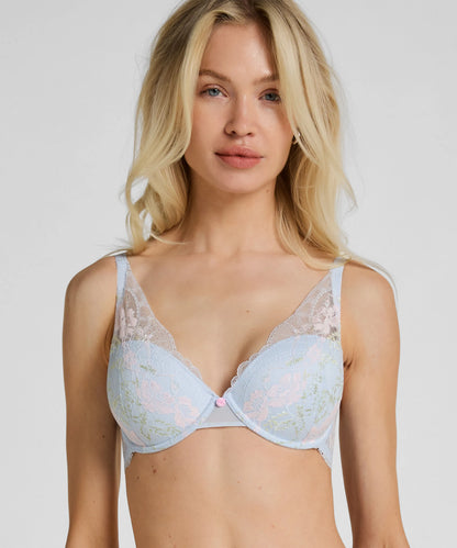 Hunkemoller Blue Women Miri Padded Underwired Bra SKU: 304738_Blue Image 01